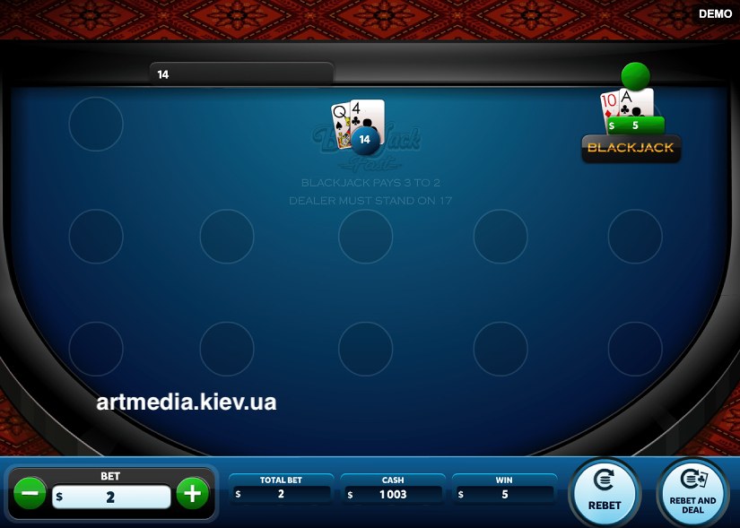 Картярська гра BlackJack онлайн